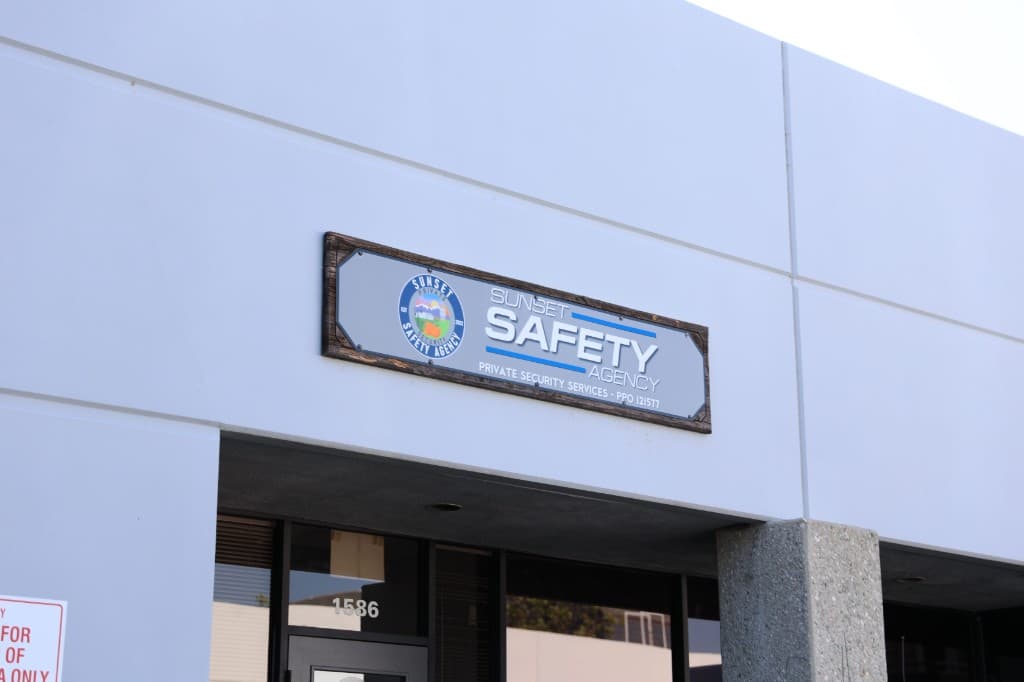 Commercial property secured by Sunset Safety Agency