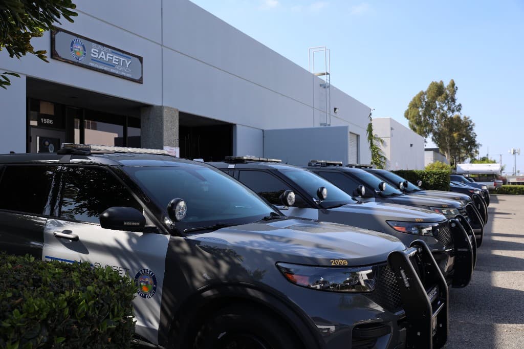 Sunset Safety Agency patrol fleet serving multiple property types