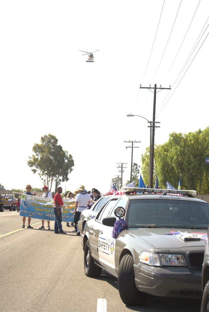 Officer addressing an on-site security situation
